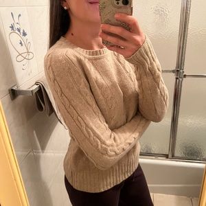 J.Crew Cable Knit Sweater